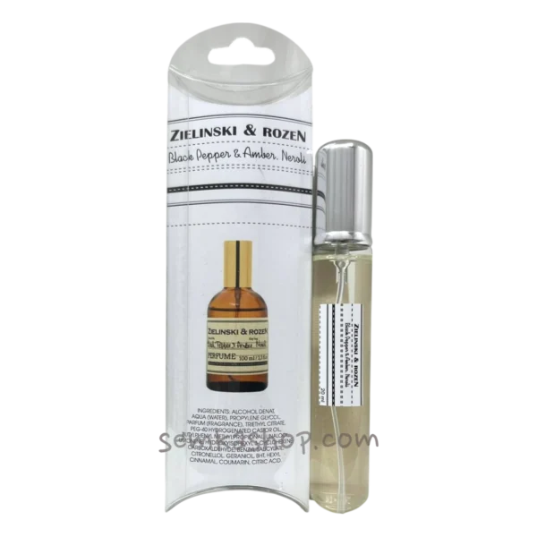 Zielinski & Rozen Black Pepper & Amber, Neroli - міні-парфум 20 мл