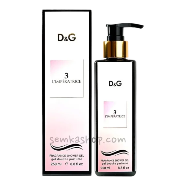 Парфумований гель для душу Dolce&Gabana 3 L`Imperatrice Exclusive EURO 250 мл
