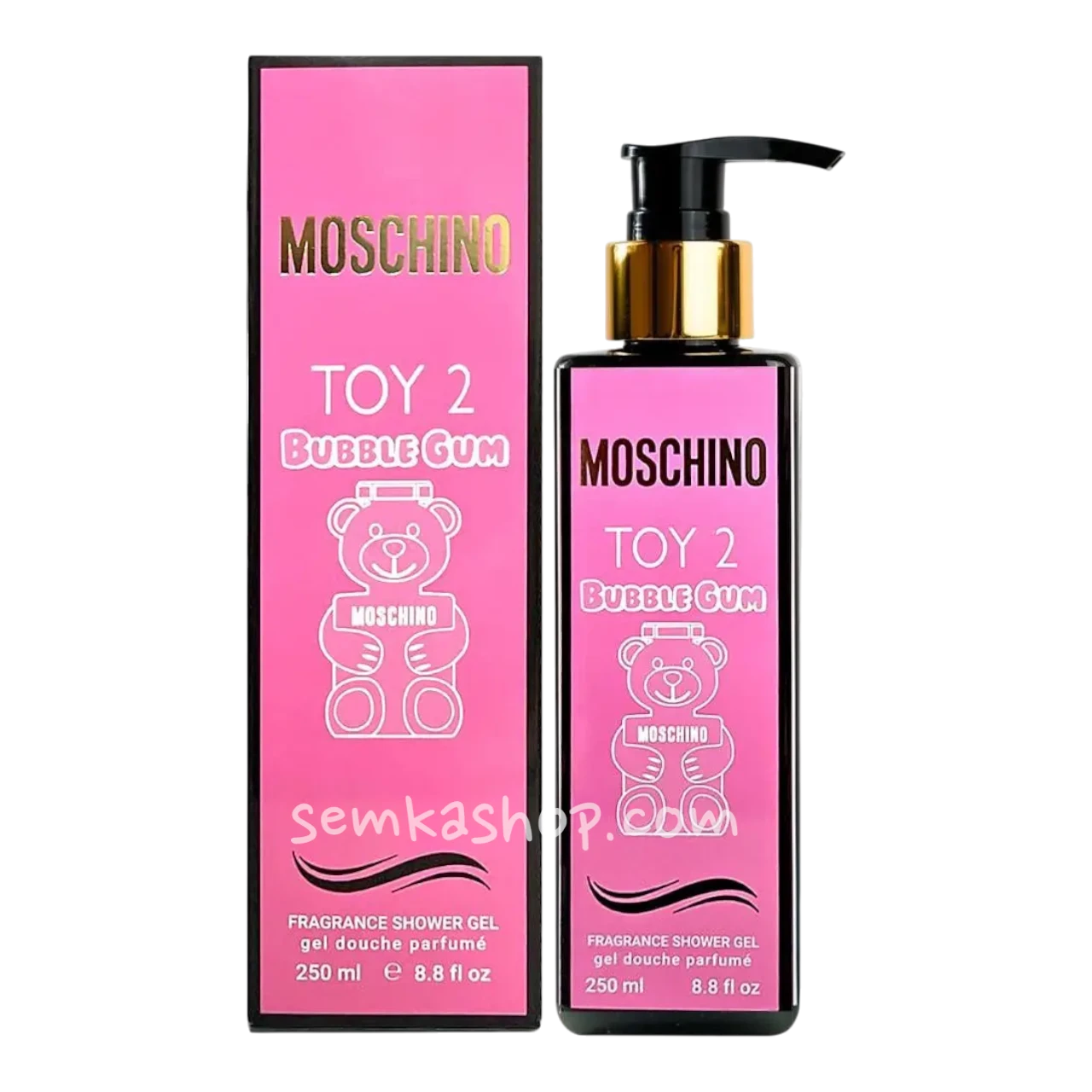 Парфумований гель для душу Moschino Toy 2 Bubble Gum Exclusive EURO 250 мл